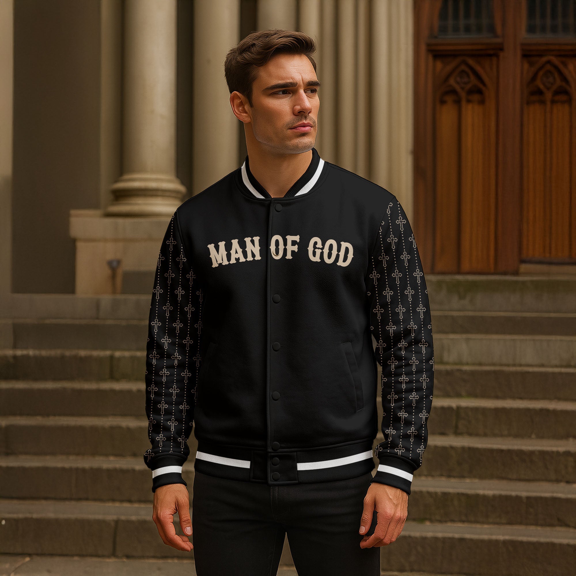 "God Say You Are" Baseball Jacket
