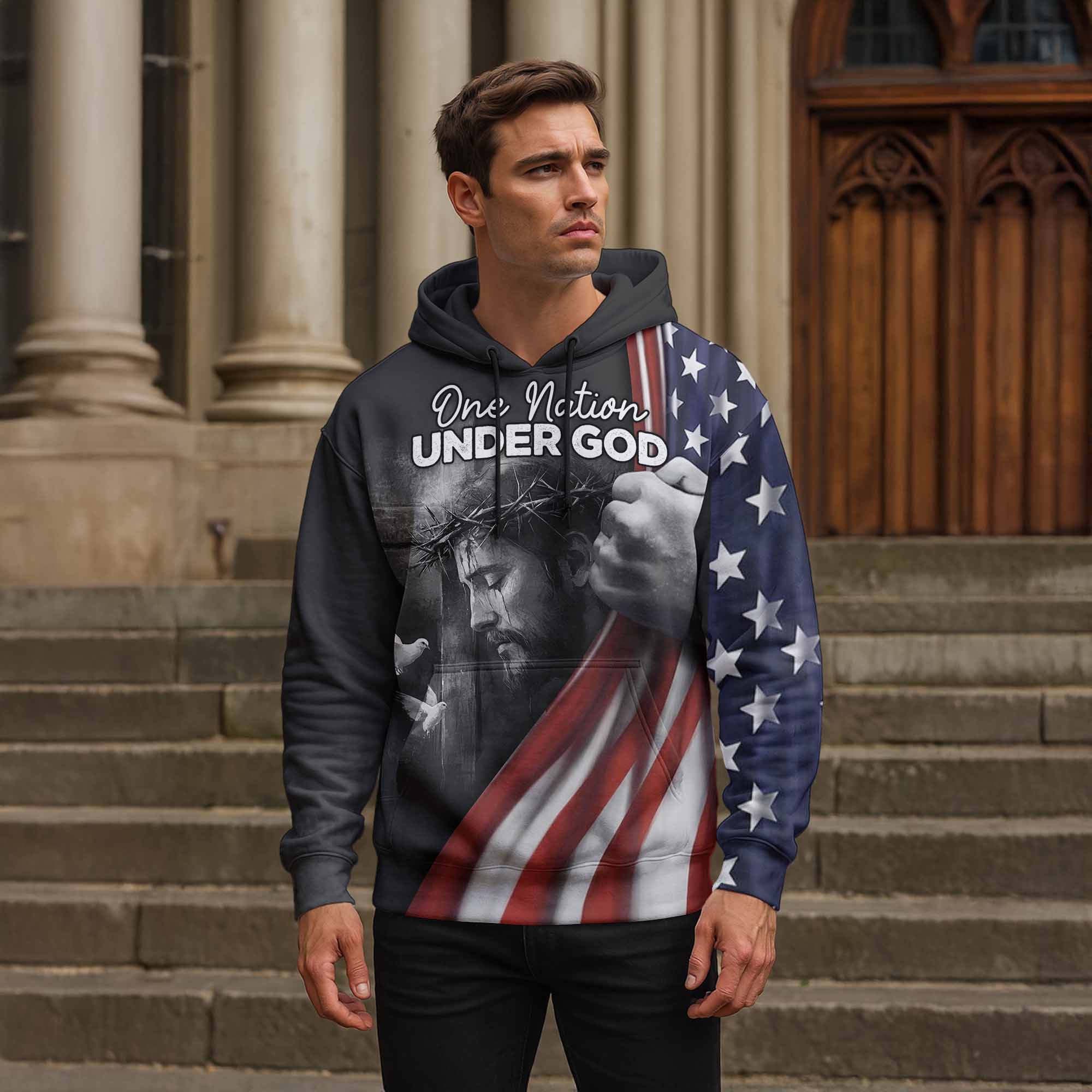 "Blessed In The Nation" Hoodie & Jogger Bundle