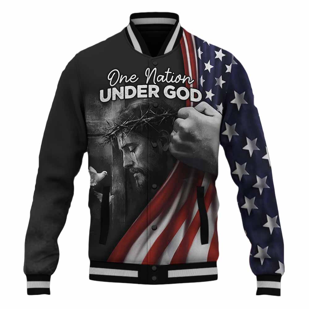 "Blessed In The Nation" Baseball Jacket