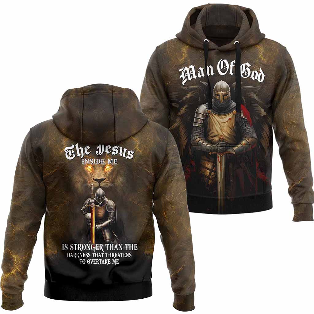 "Man Of God The Jesus Inside Me" Hoodie