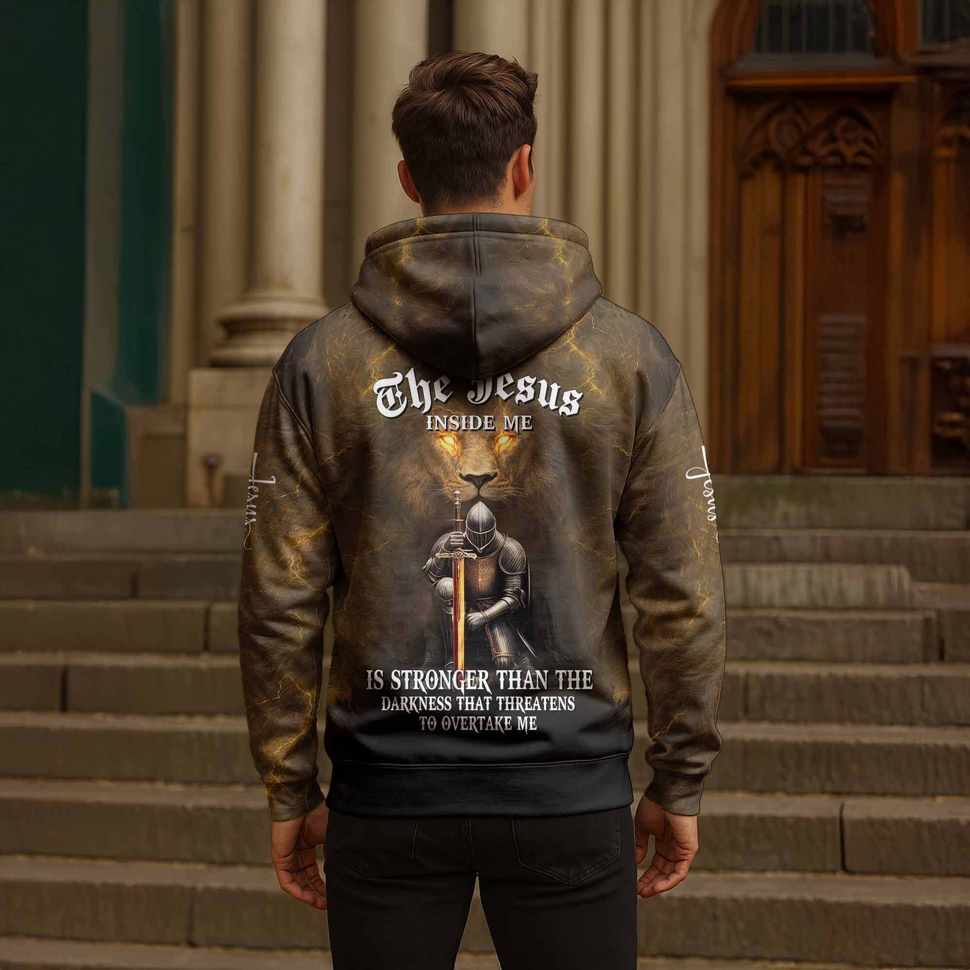 "Man Of God The Jesus Inside Me" Hoodie