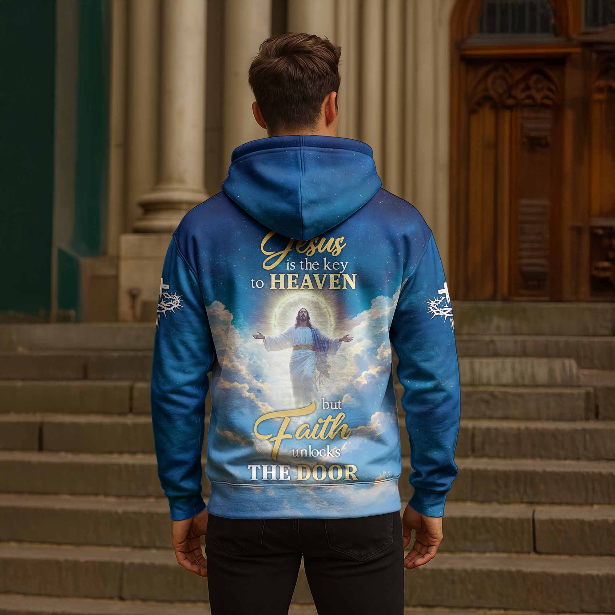 Faith Unlocks The Door Hoodie