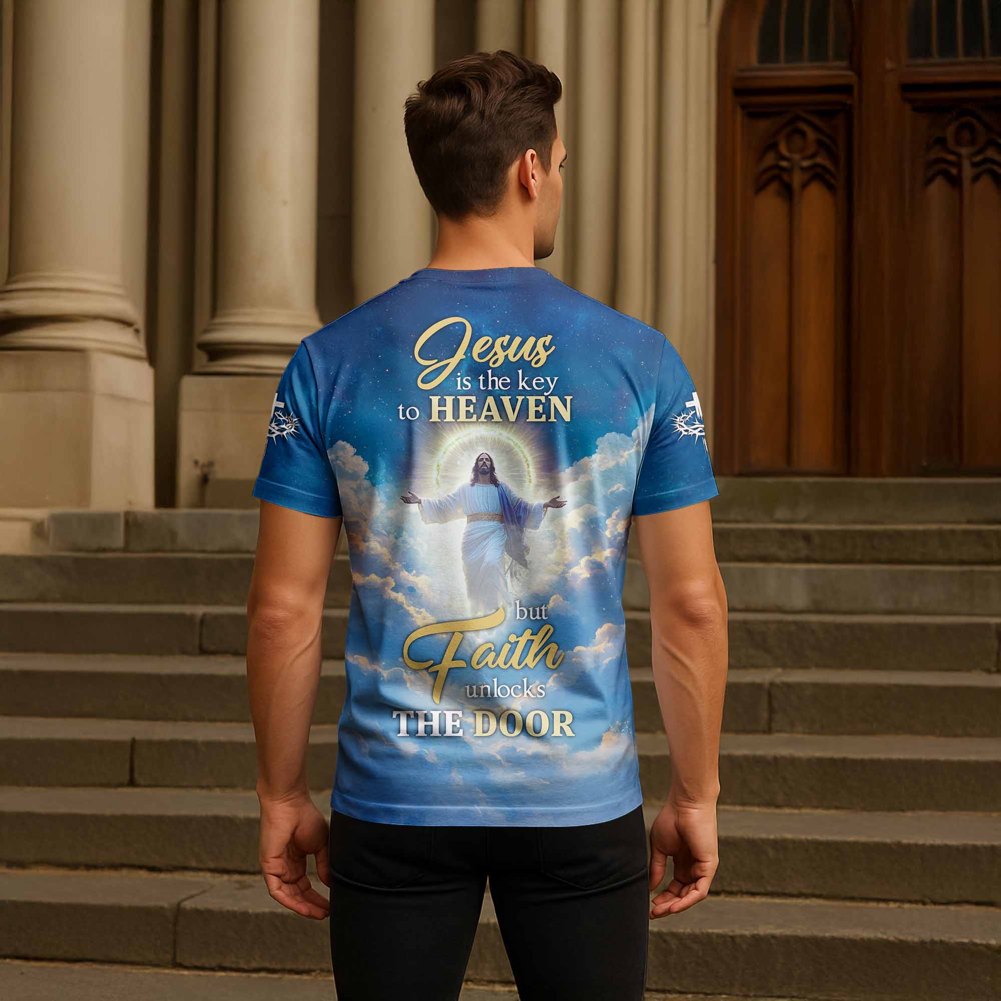 Faith Unlocks The Door T-shirt