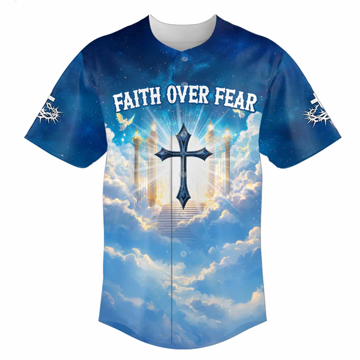 "Faith Unlocks The Door" Baseball Jersey