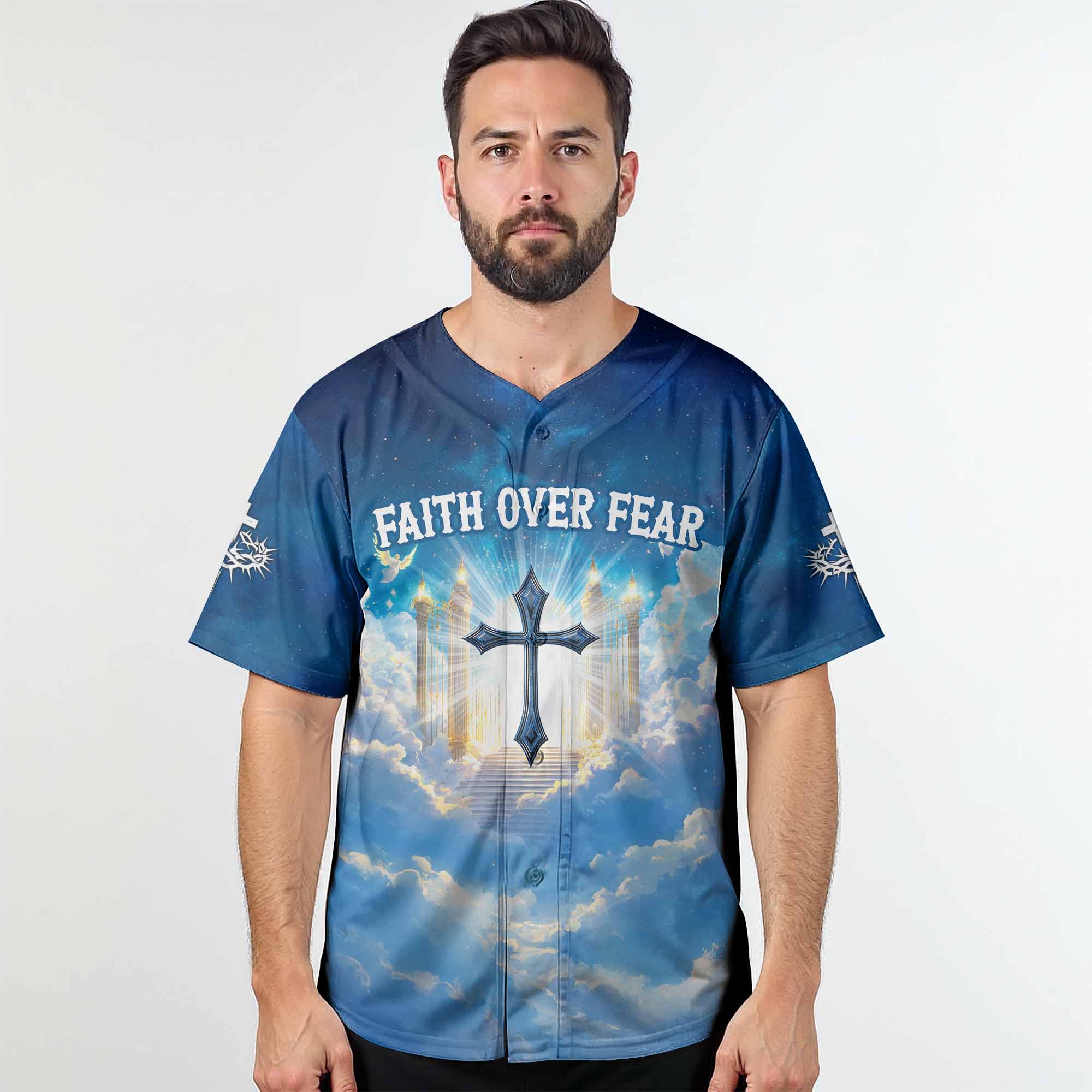 "Faith Unlocks The Door" Baseball Jersey