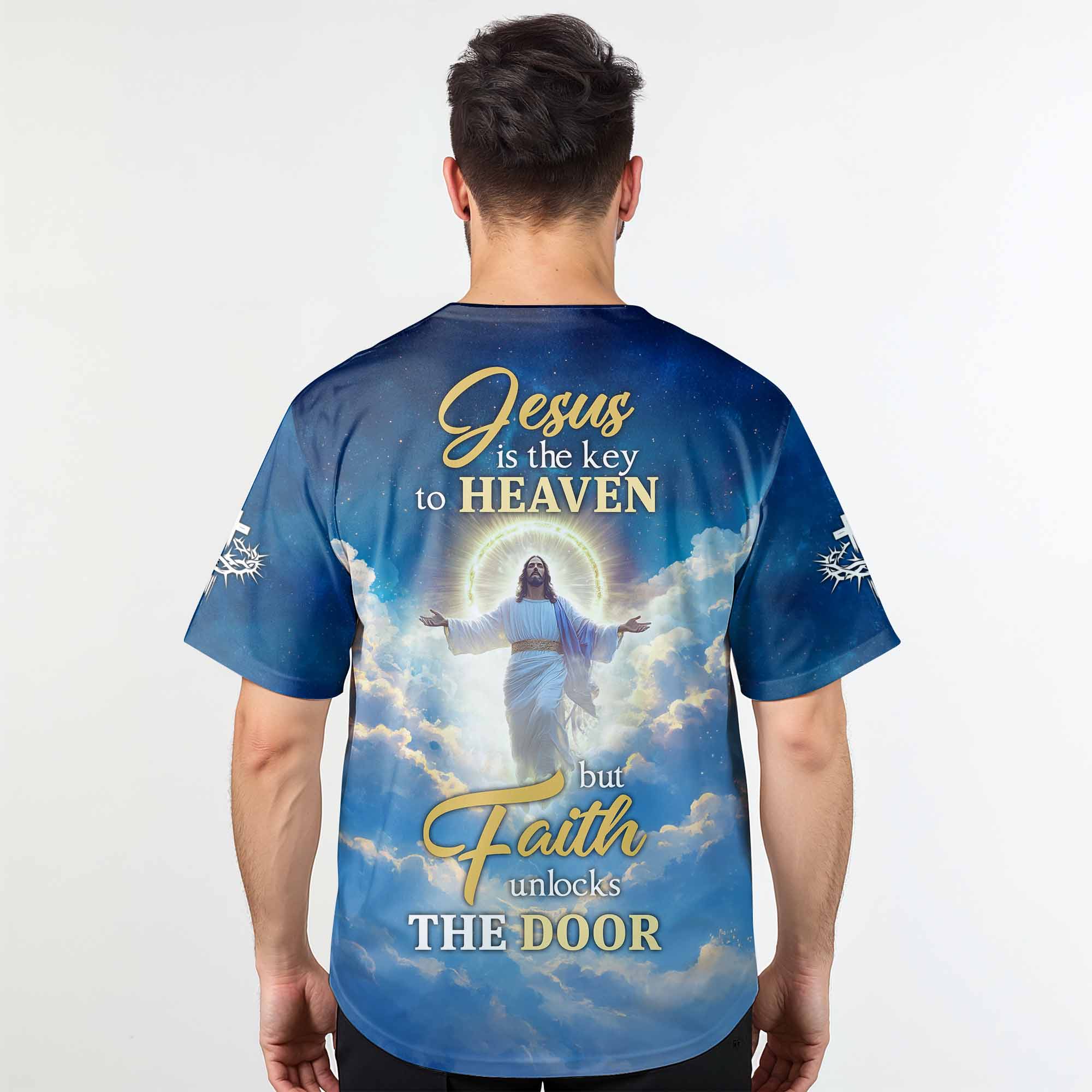 "Faith Unlocks The Door" Baseball Jersey