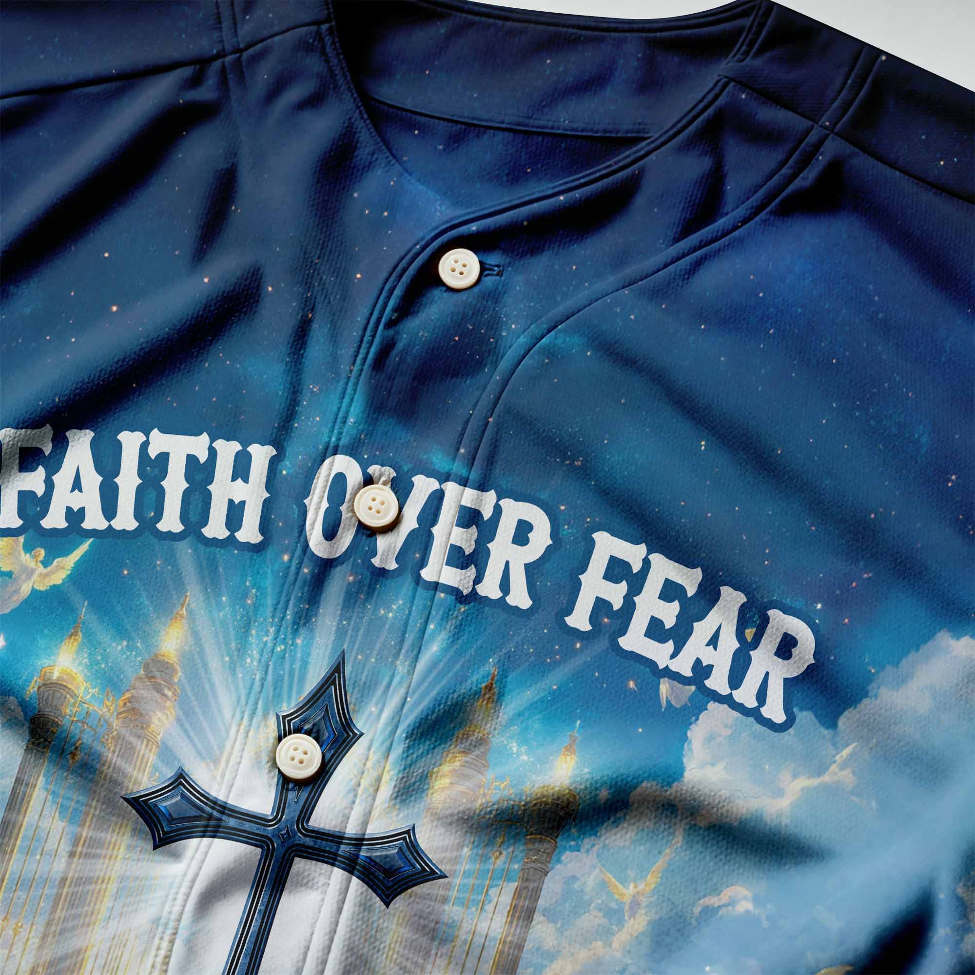 "Faith Unlocks The Door" Baseball Jersey