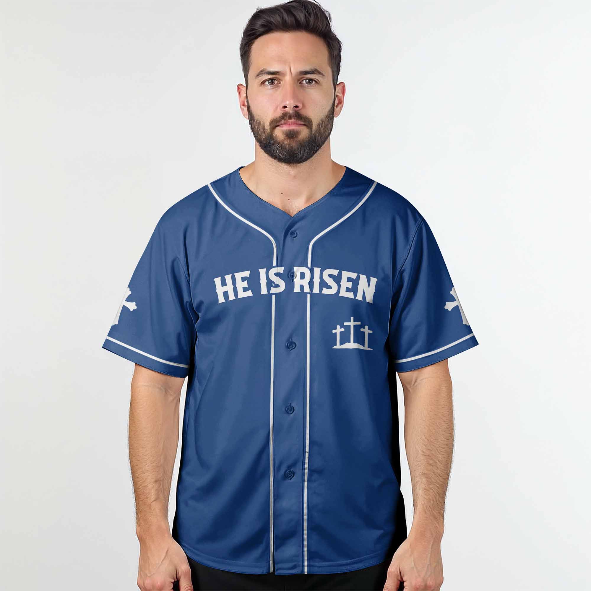 "He Died For Me" Baseball Jersey