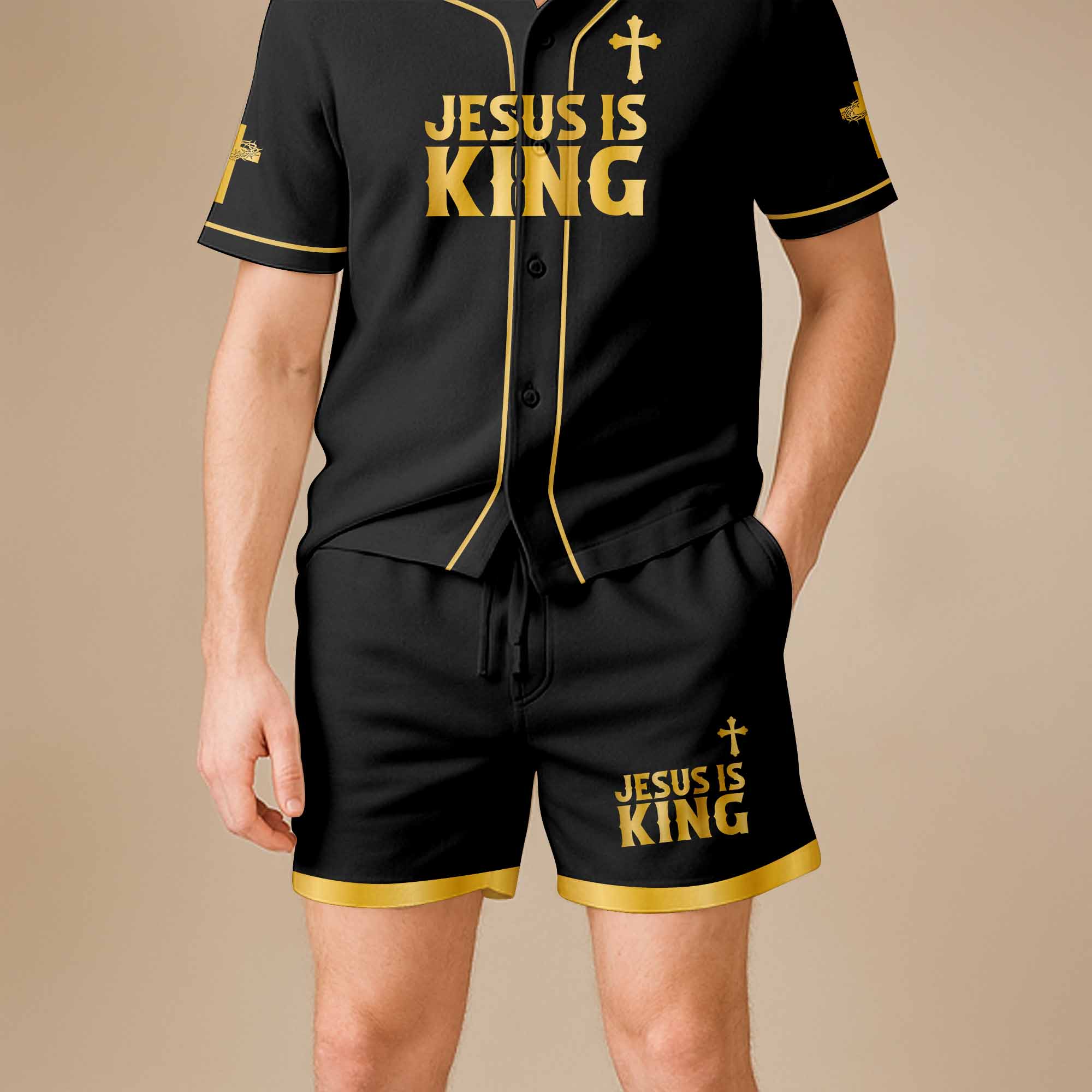 Jesus Is King Shorts