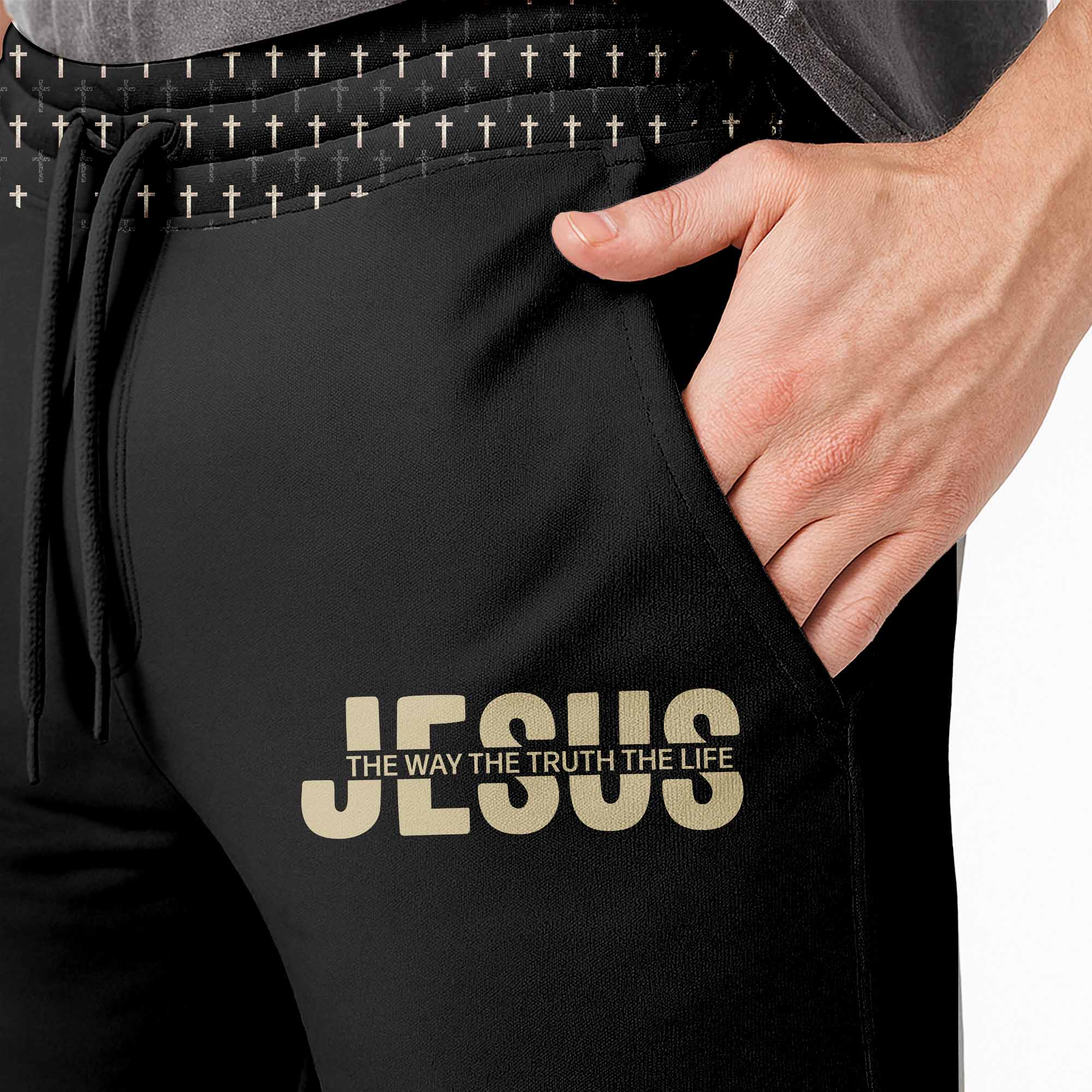 I Need Jesus Baseball Joggers