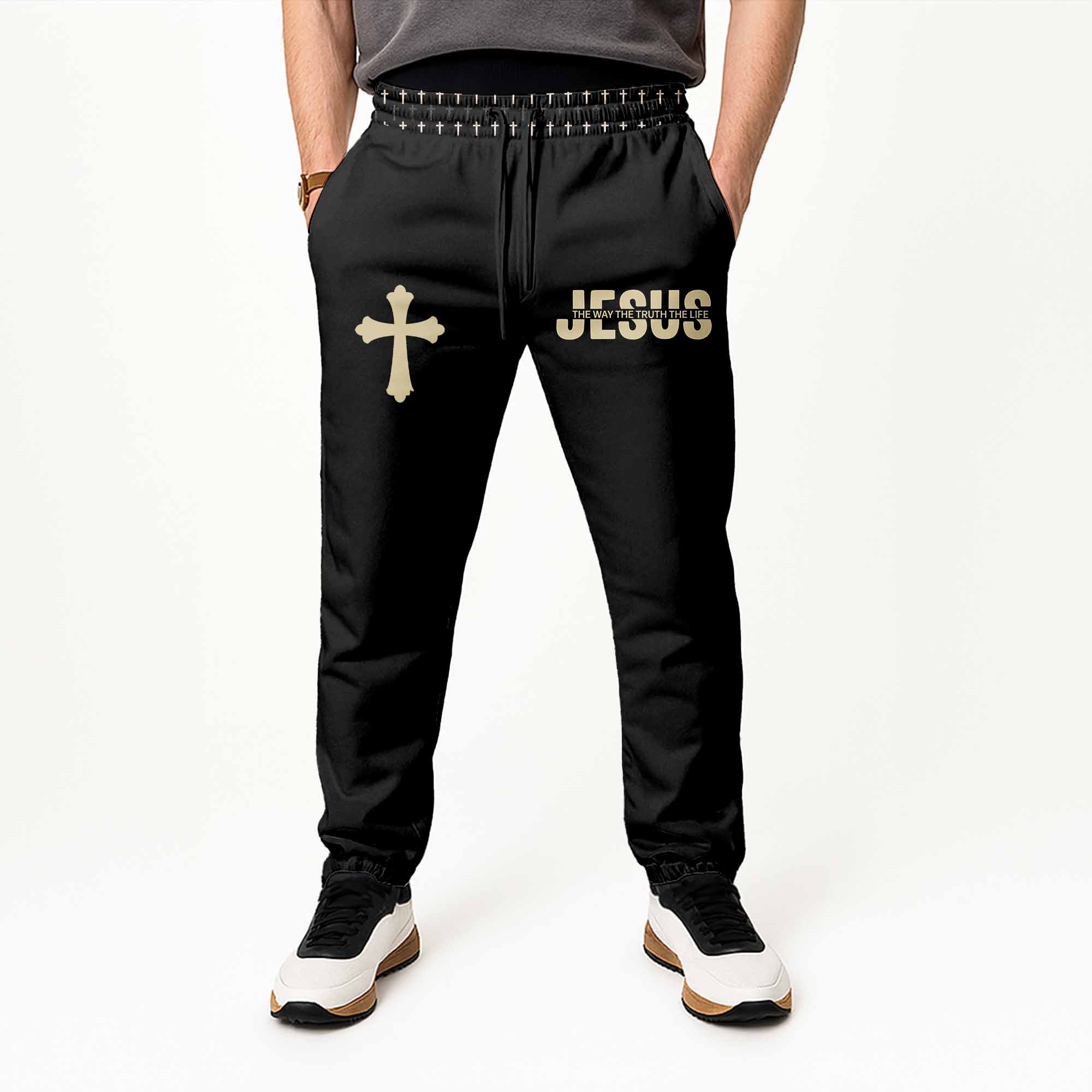 I Need Jesus Baseball Joggers
