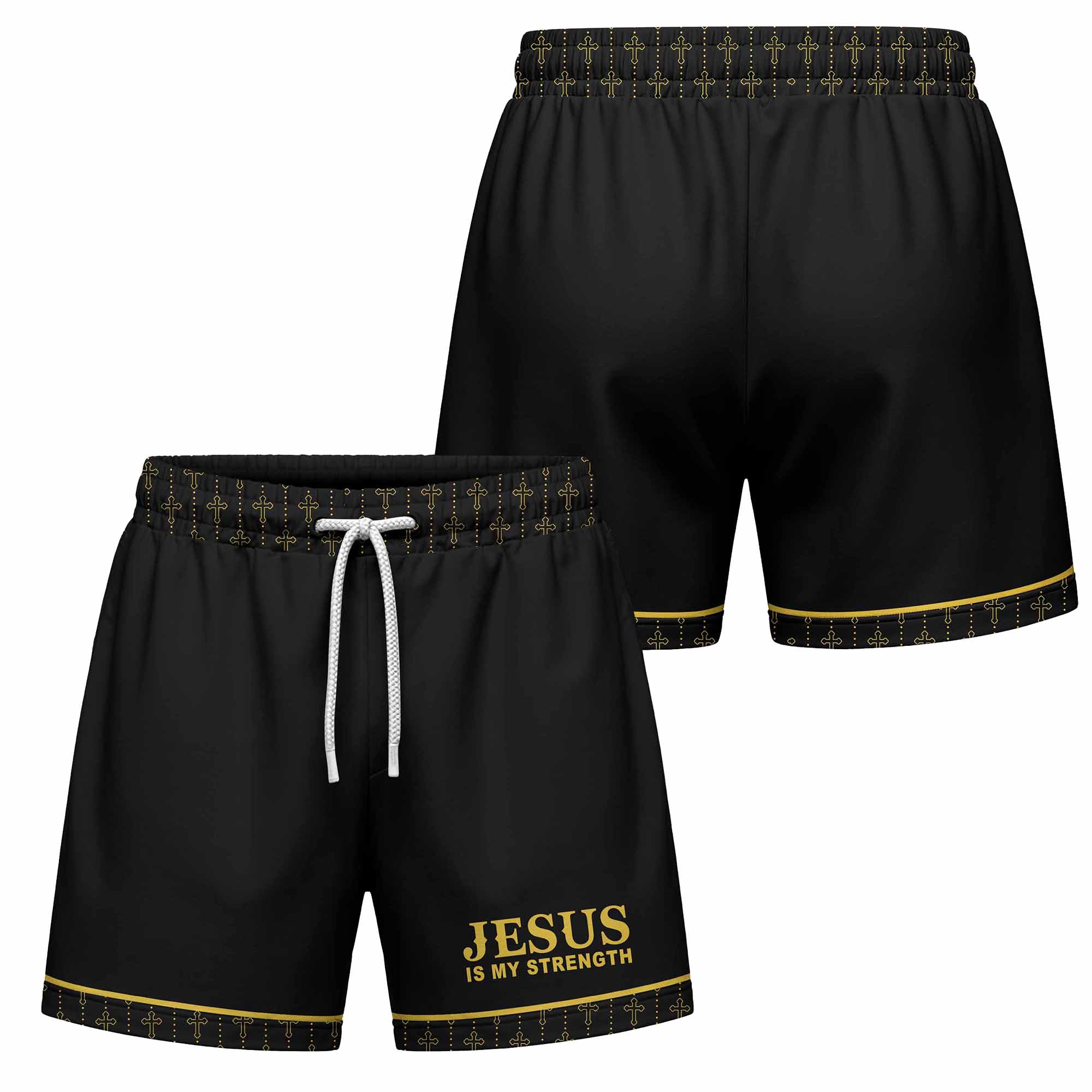 Jesus Is My Strength Shorts