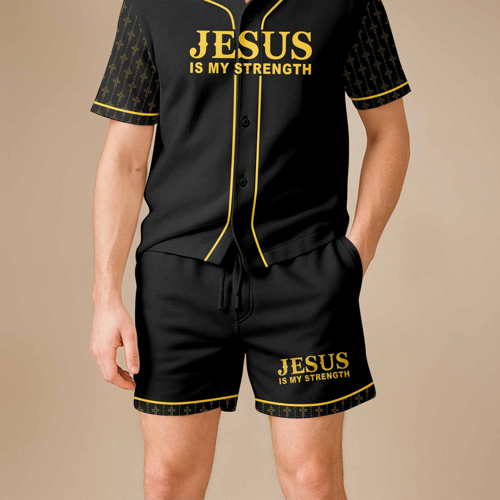 Jesus Is My Strength Shorts