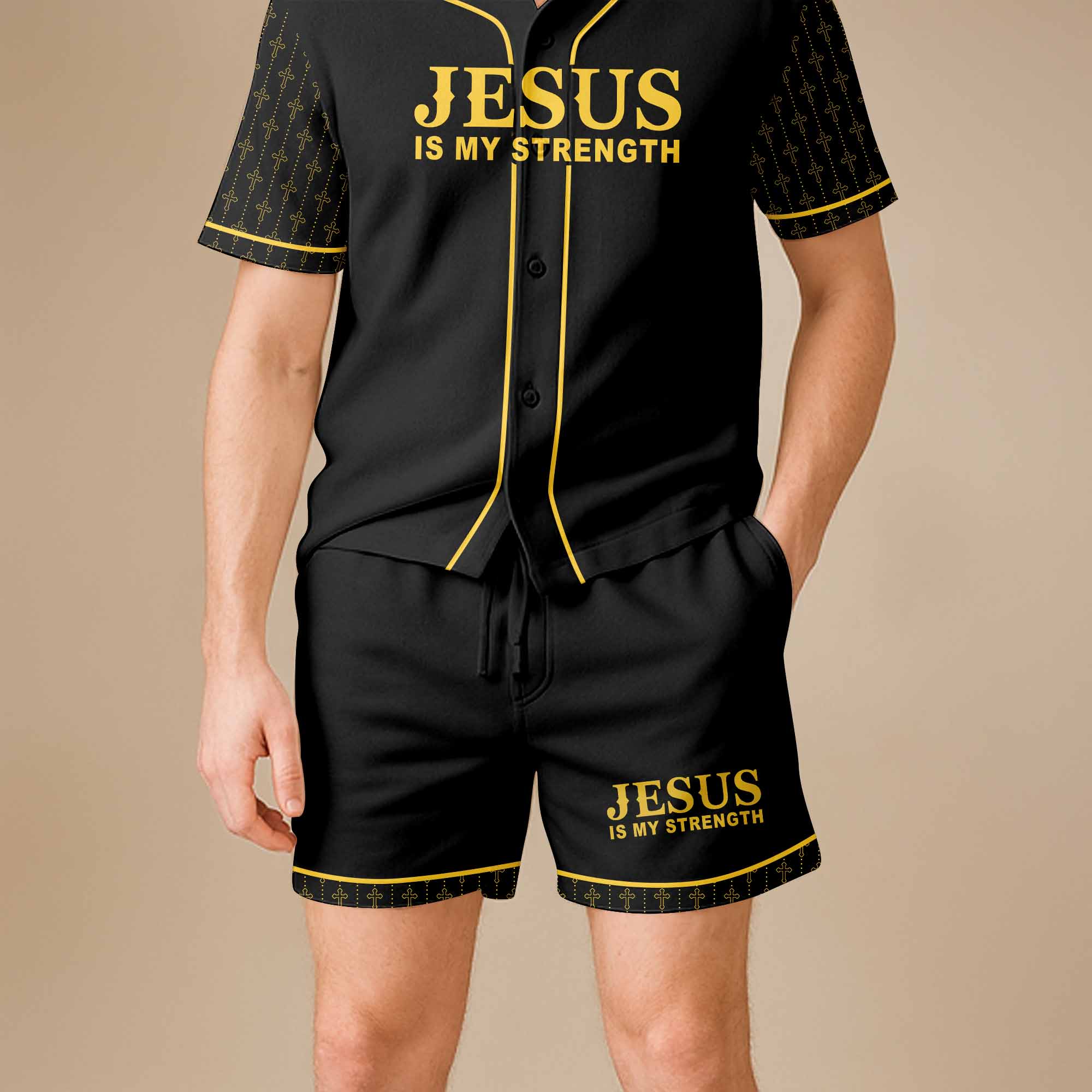 Jesus Is My Strength Shorts