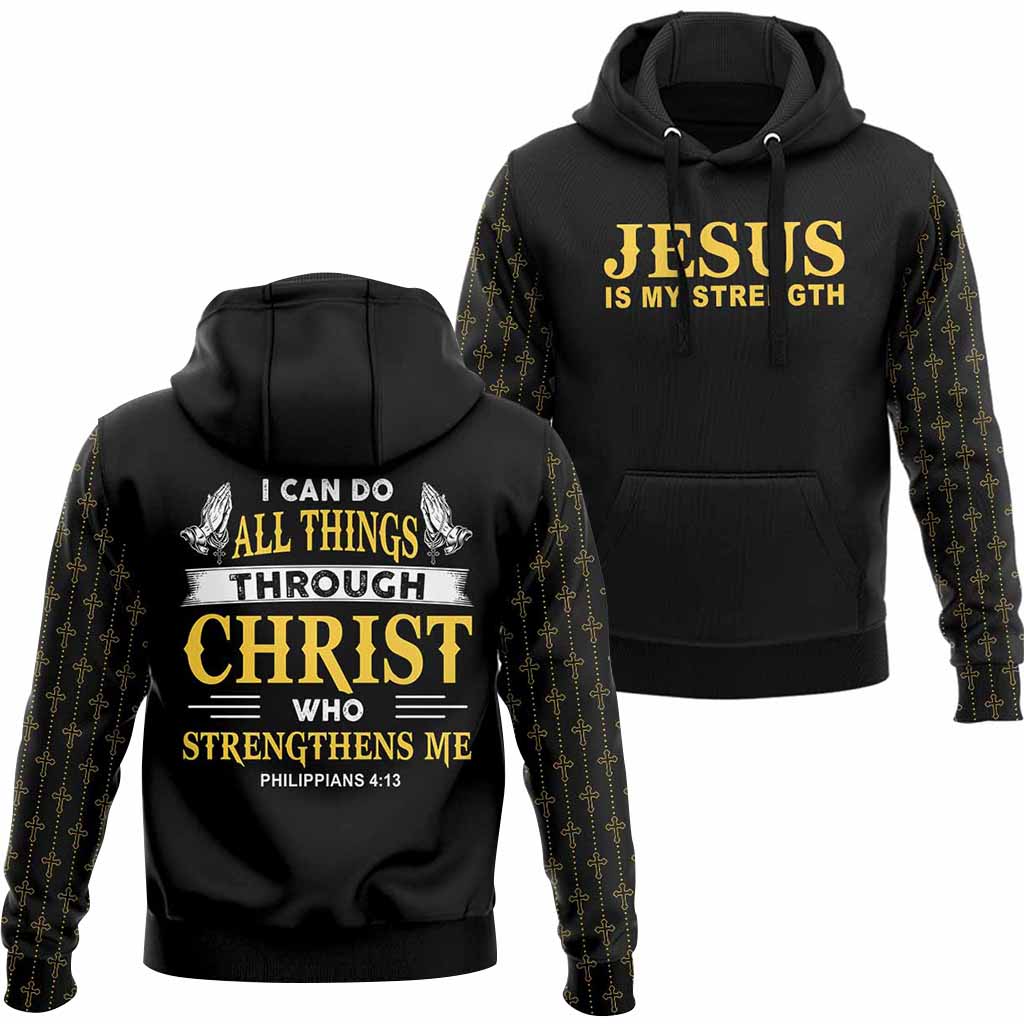 Jesus Is My Strength Hoodie & Jogger Bundle