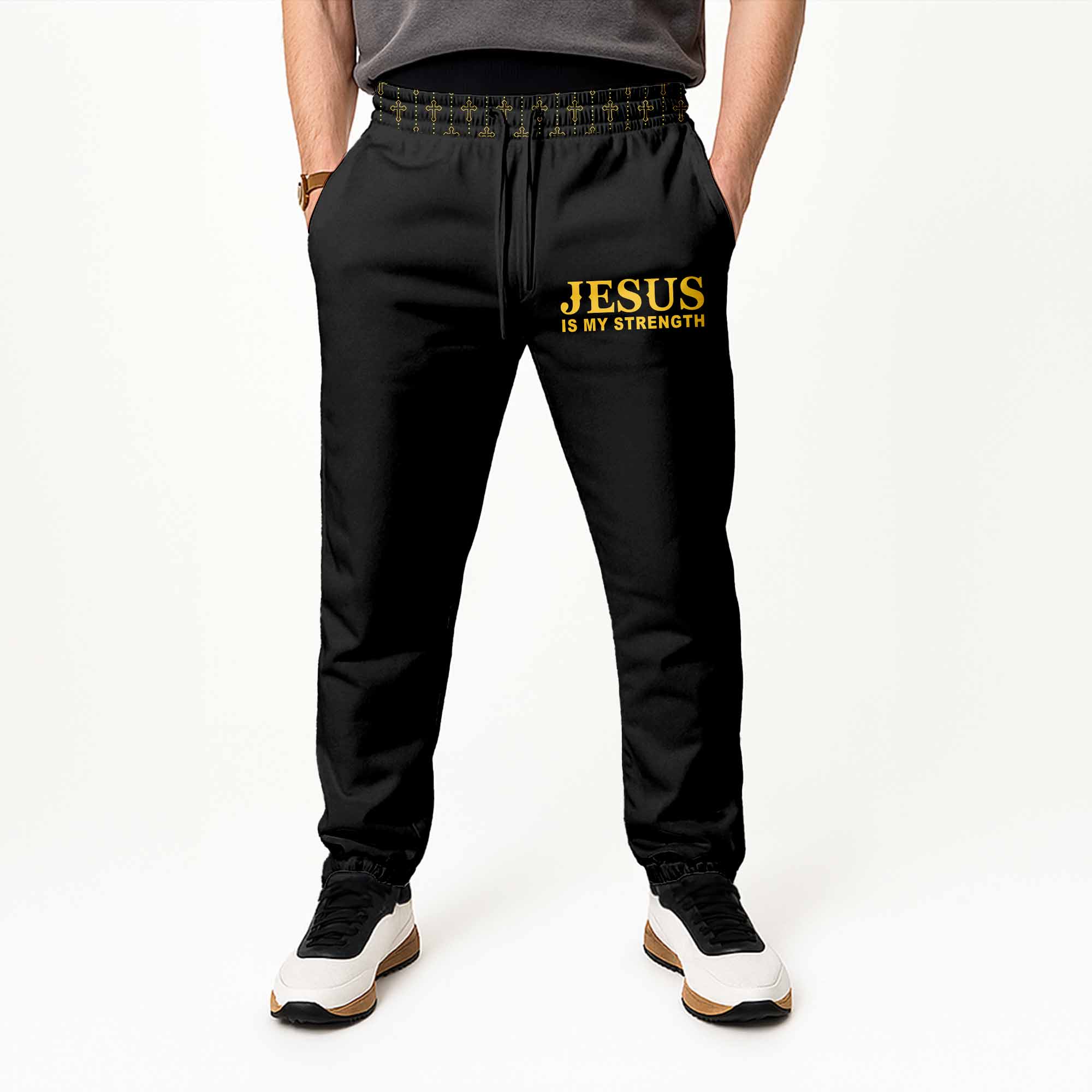 Jesus Is My Strength Hoodie & Jogger Bundle