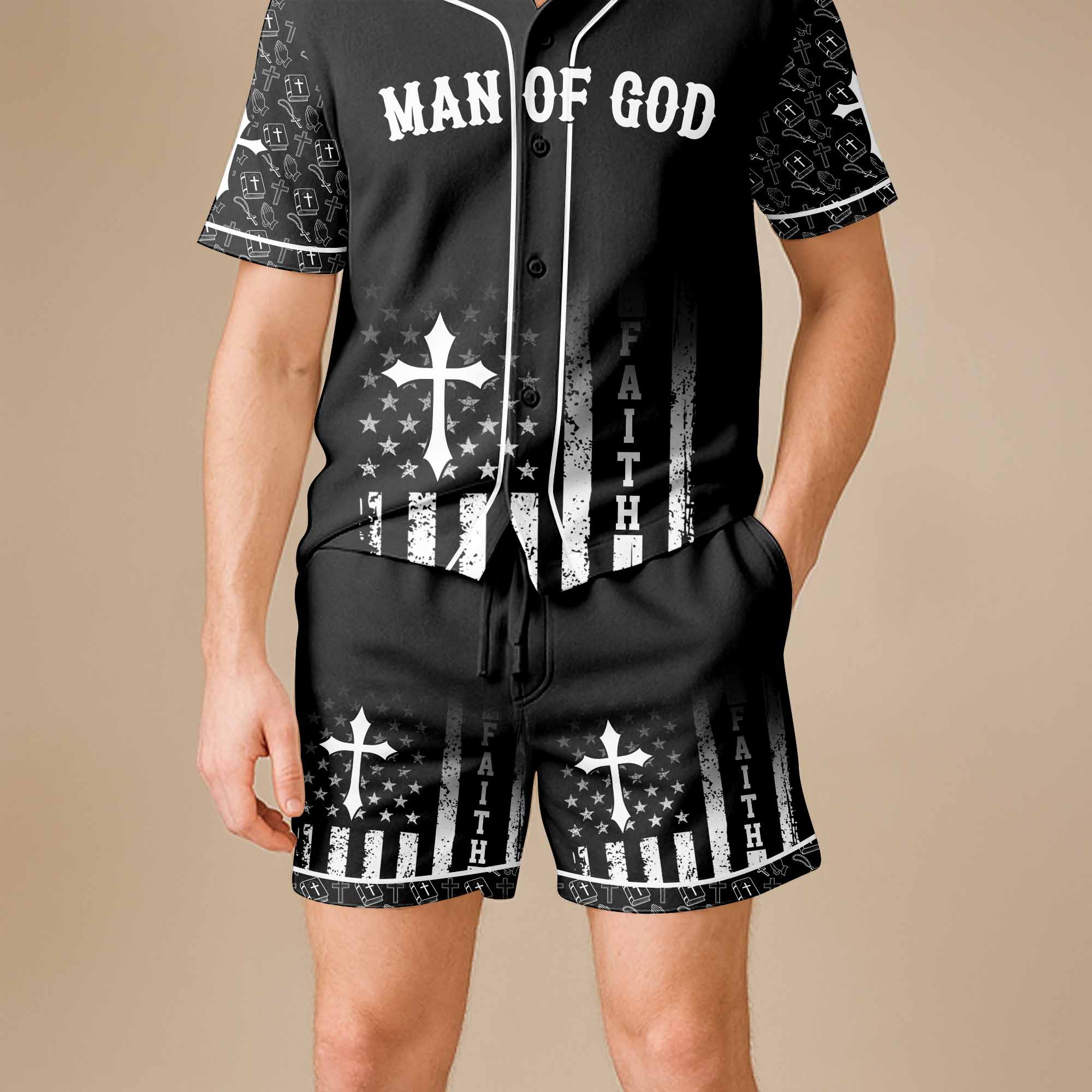 God Is My Refuge Shorts