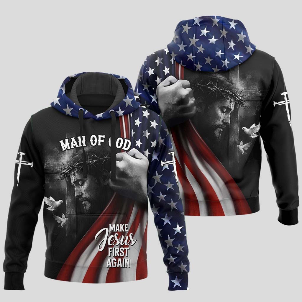 Make Jesus First Again Hoodie