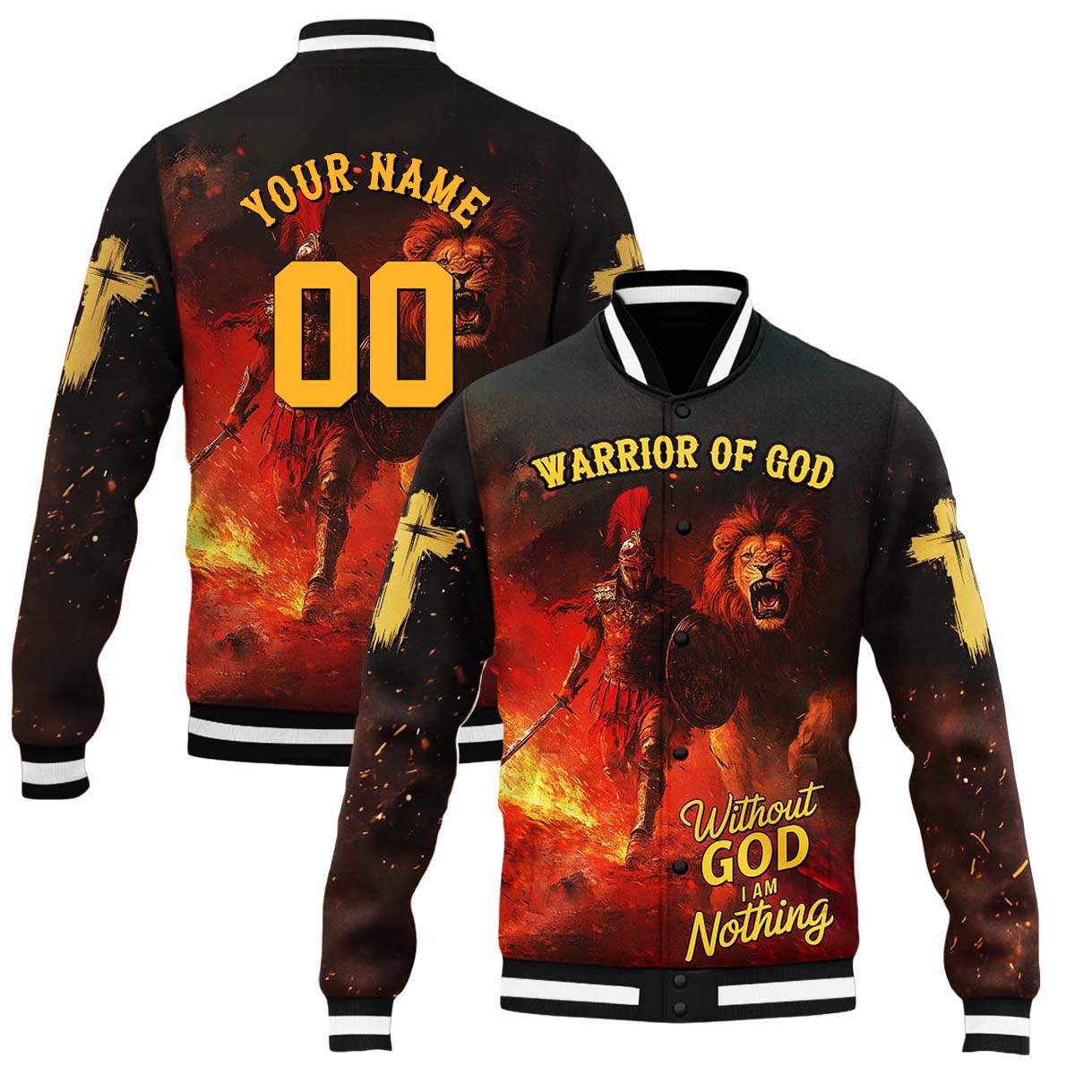 Without God I Am Nothing Baseball Jacket