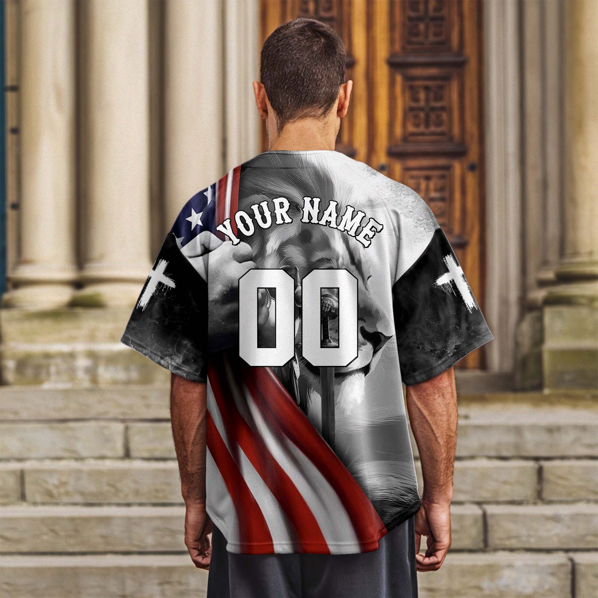 A Child Of God A man Of Faith A Warrior Of Christ Baseball Jersey