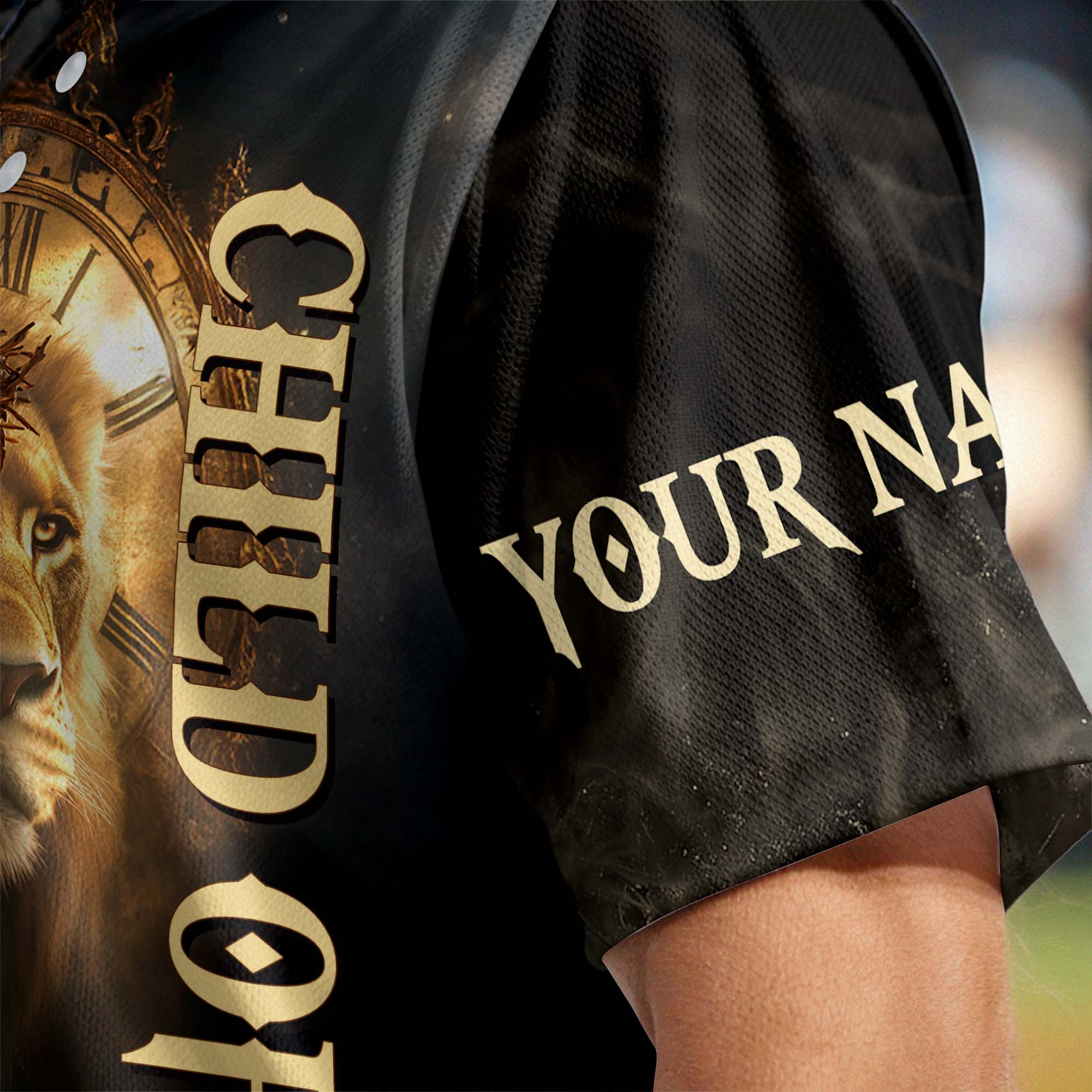 Child Of God Custom Name Baseball Jersey