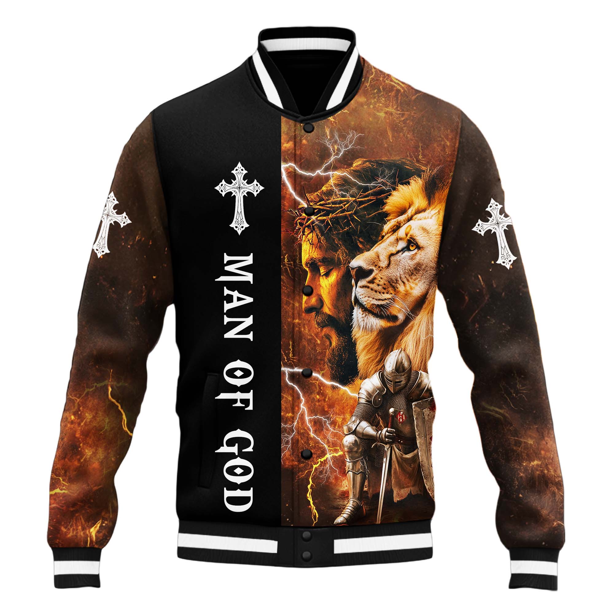 The Devil Saw Me With My Head Down Baseball Jacket