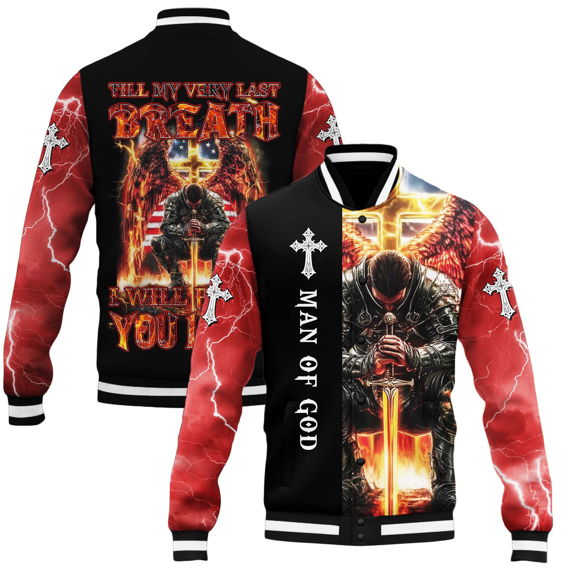 Till My Very Last Breath Baseball Jacket