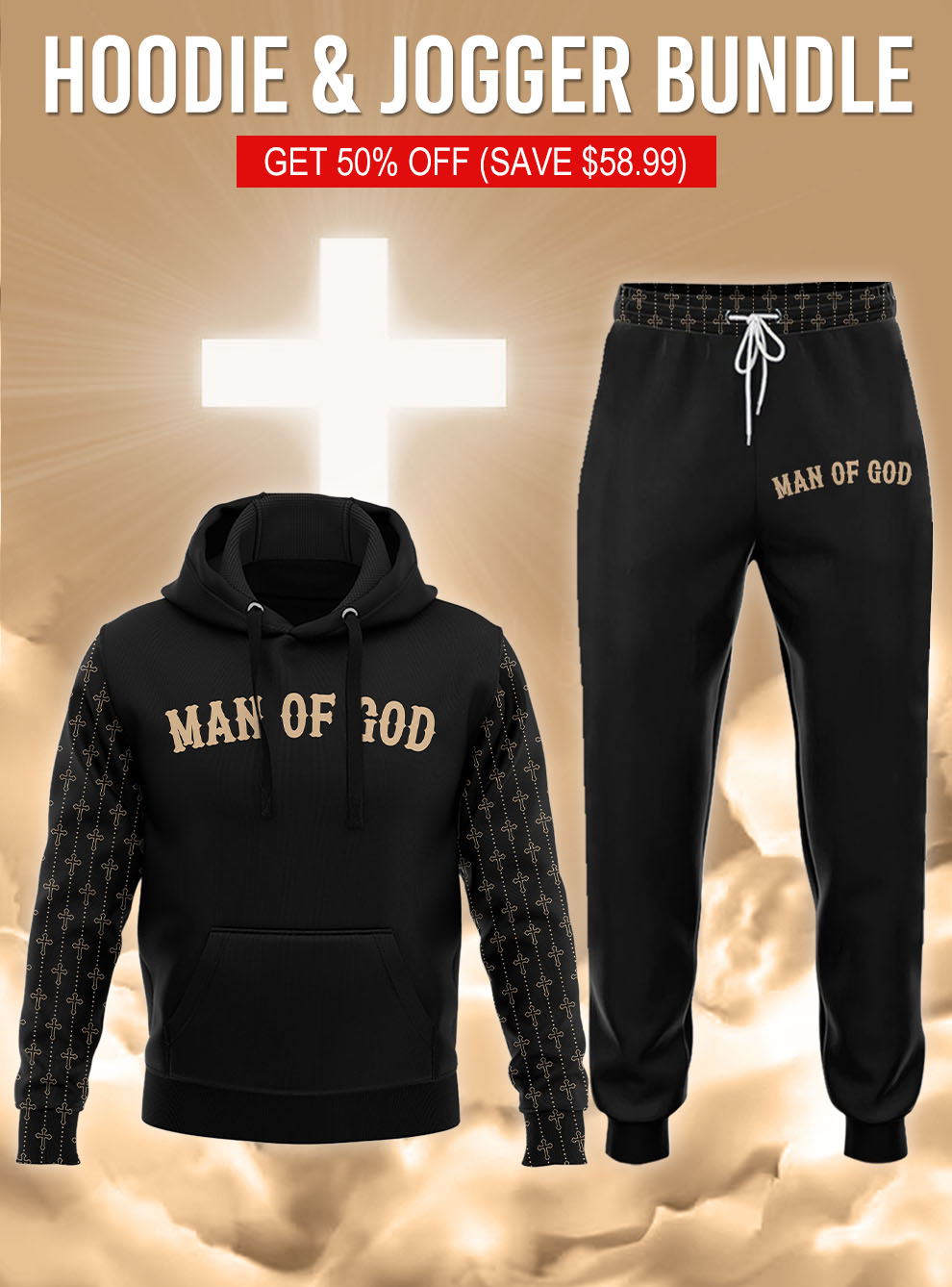 "God Say You Are" Hoodie & Jogger Bundle