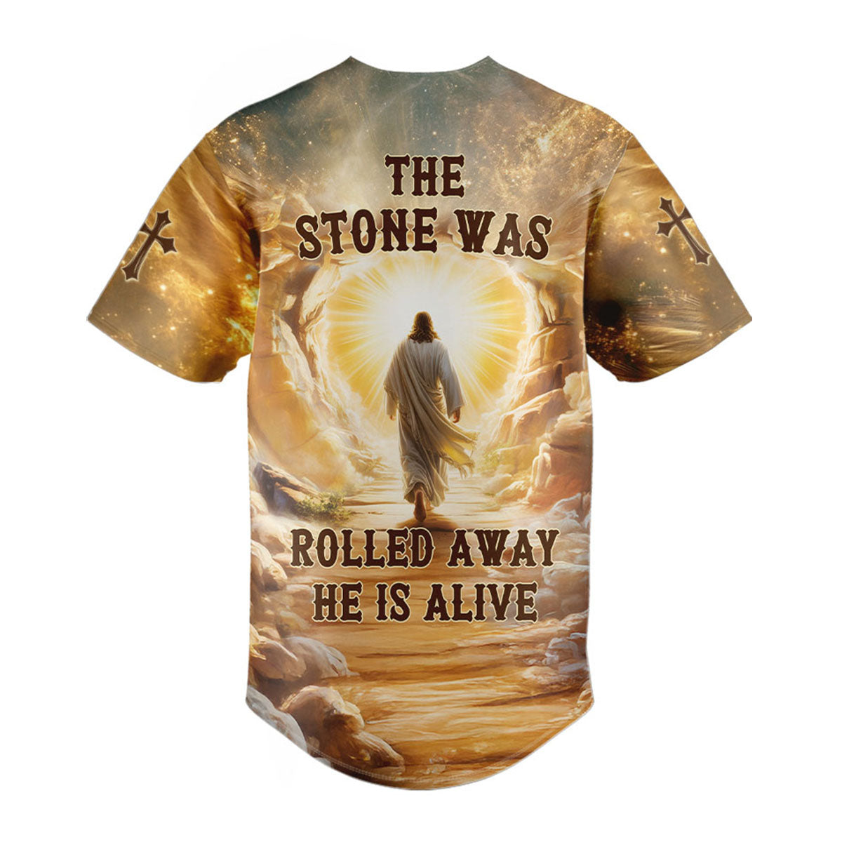 "He Is Alive" Baseball Jersey