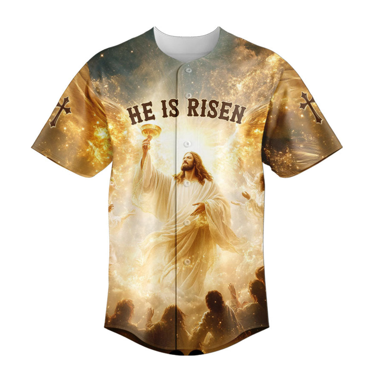 "He Is Alive" Baseball Jersey