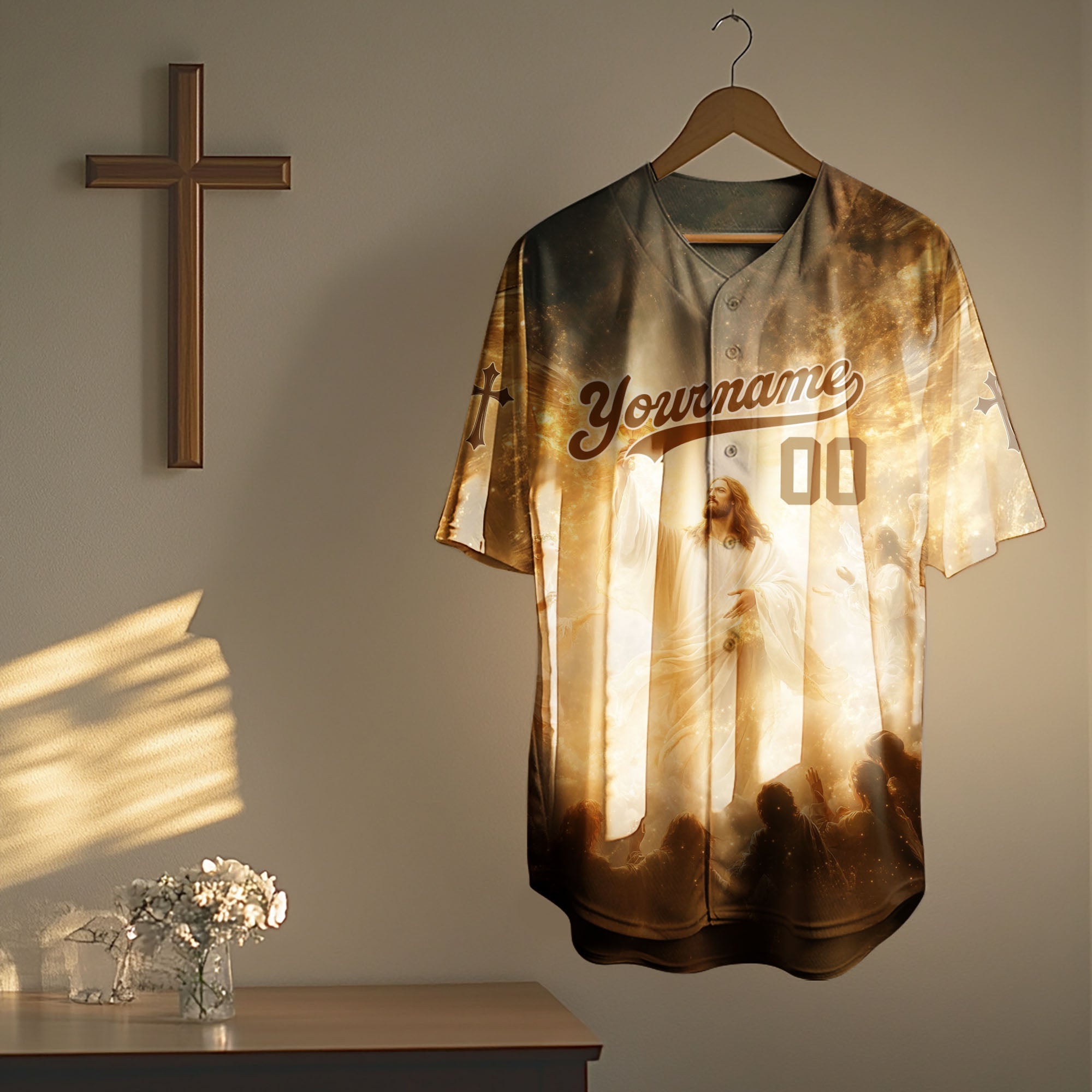 "He Is Alive" Baseball Jersey Personalized