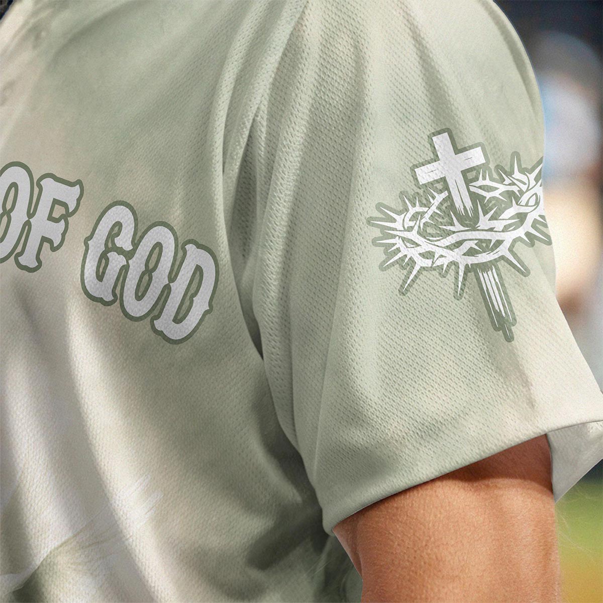 Child Of God Custom Name Baseball Jersey