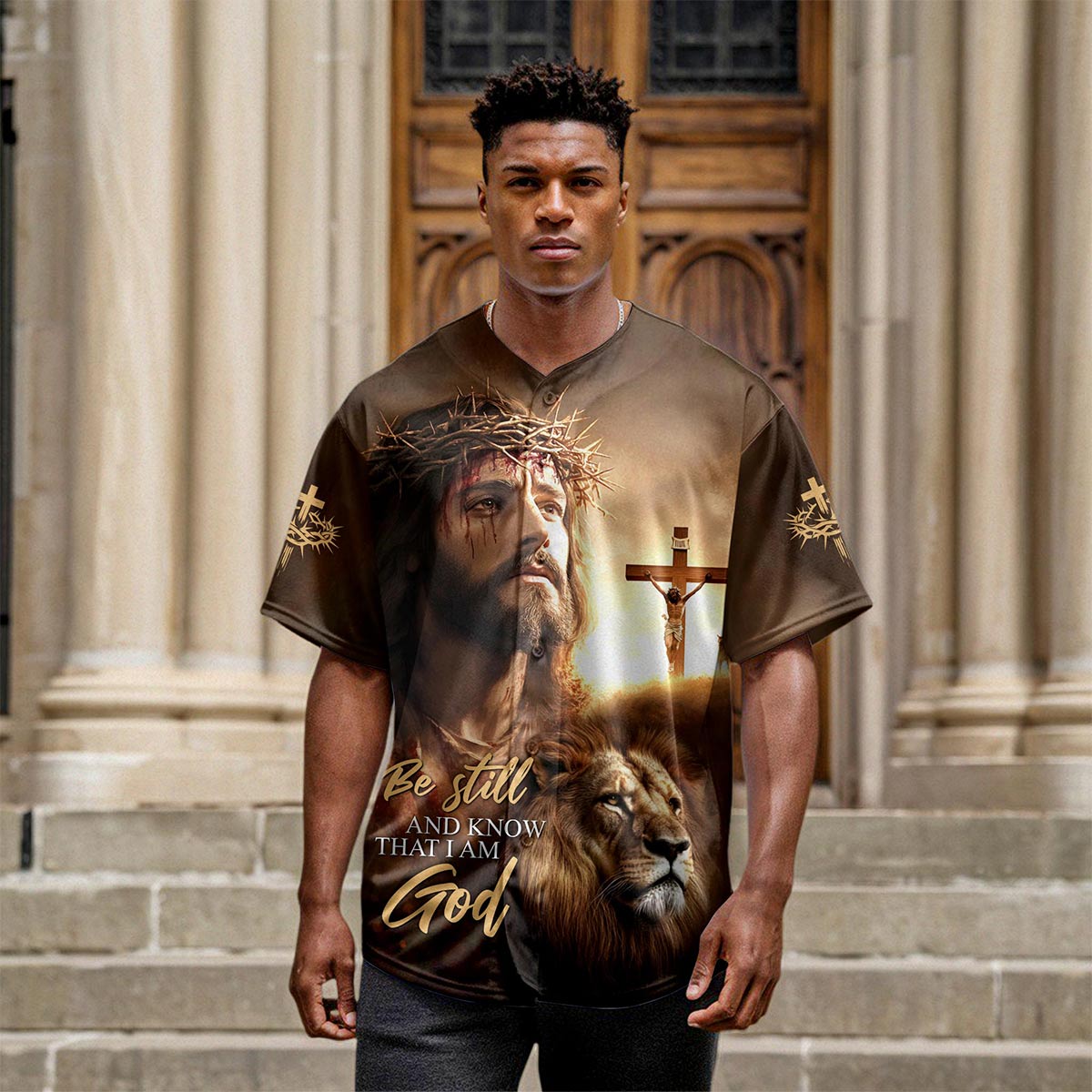 Be Still And Know That I Am God Baseball Jersey