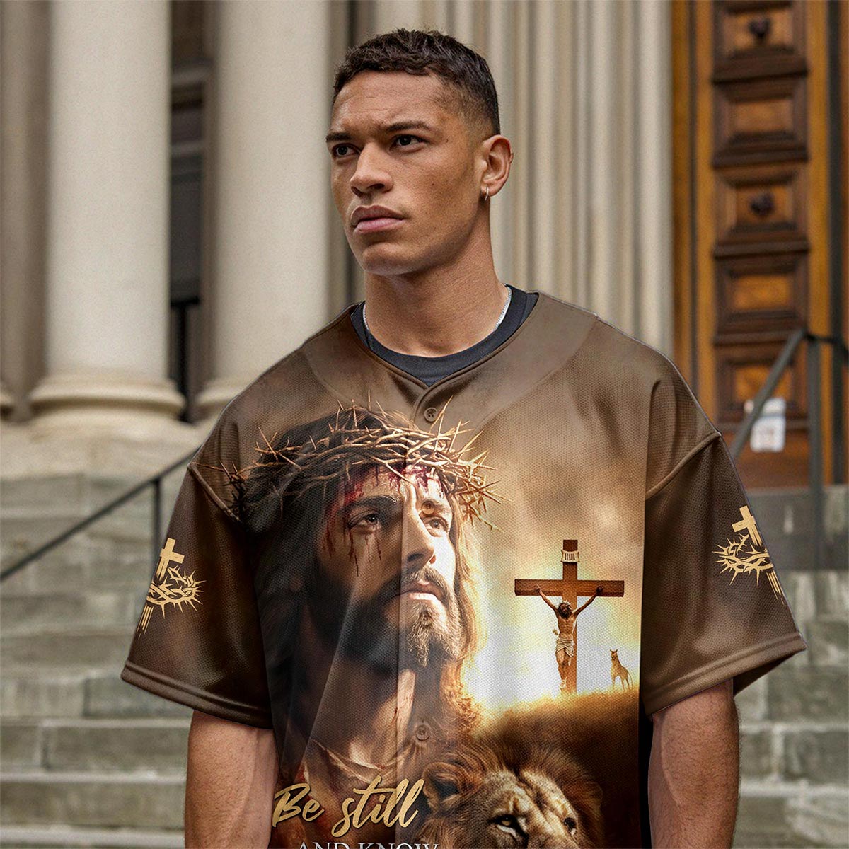 Be Still And Know That I Am God Baseball Jersey
