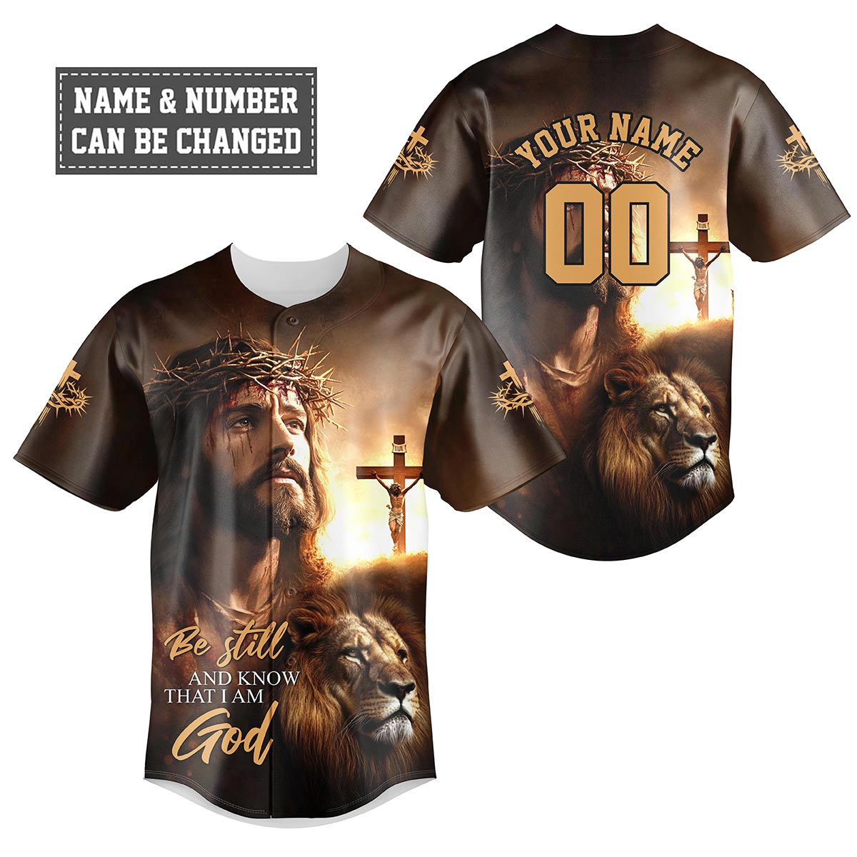 Be Still And Know That I Am God Baseball Jersey