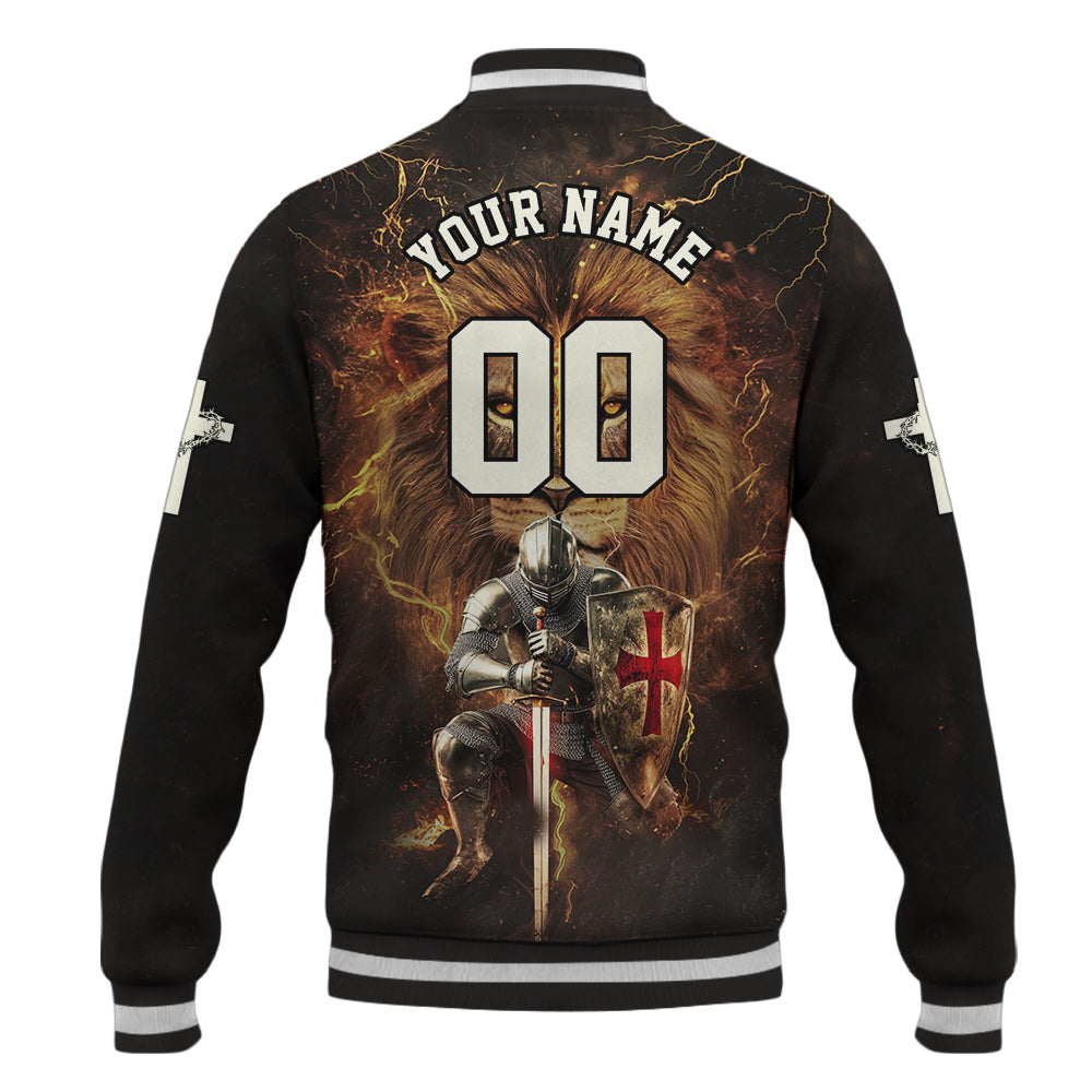 Warrior Of God Divine Crusader Baseball Jacket