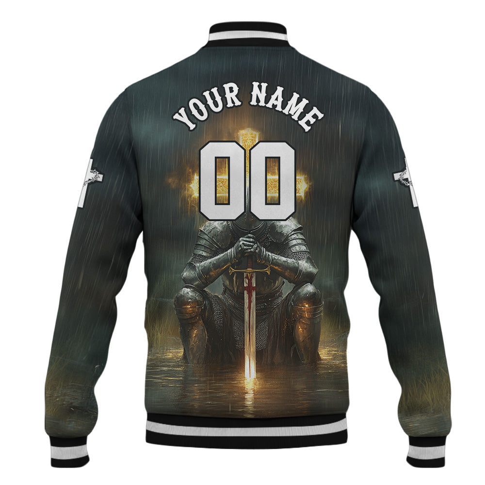 Put on the Full Armor of God Baseball Jacket