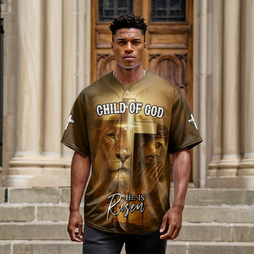 Child Of God He is risen Baseball Jersey