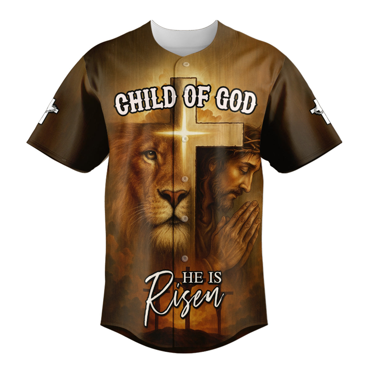 Child Of God He is risen Baseball Jersey