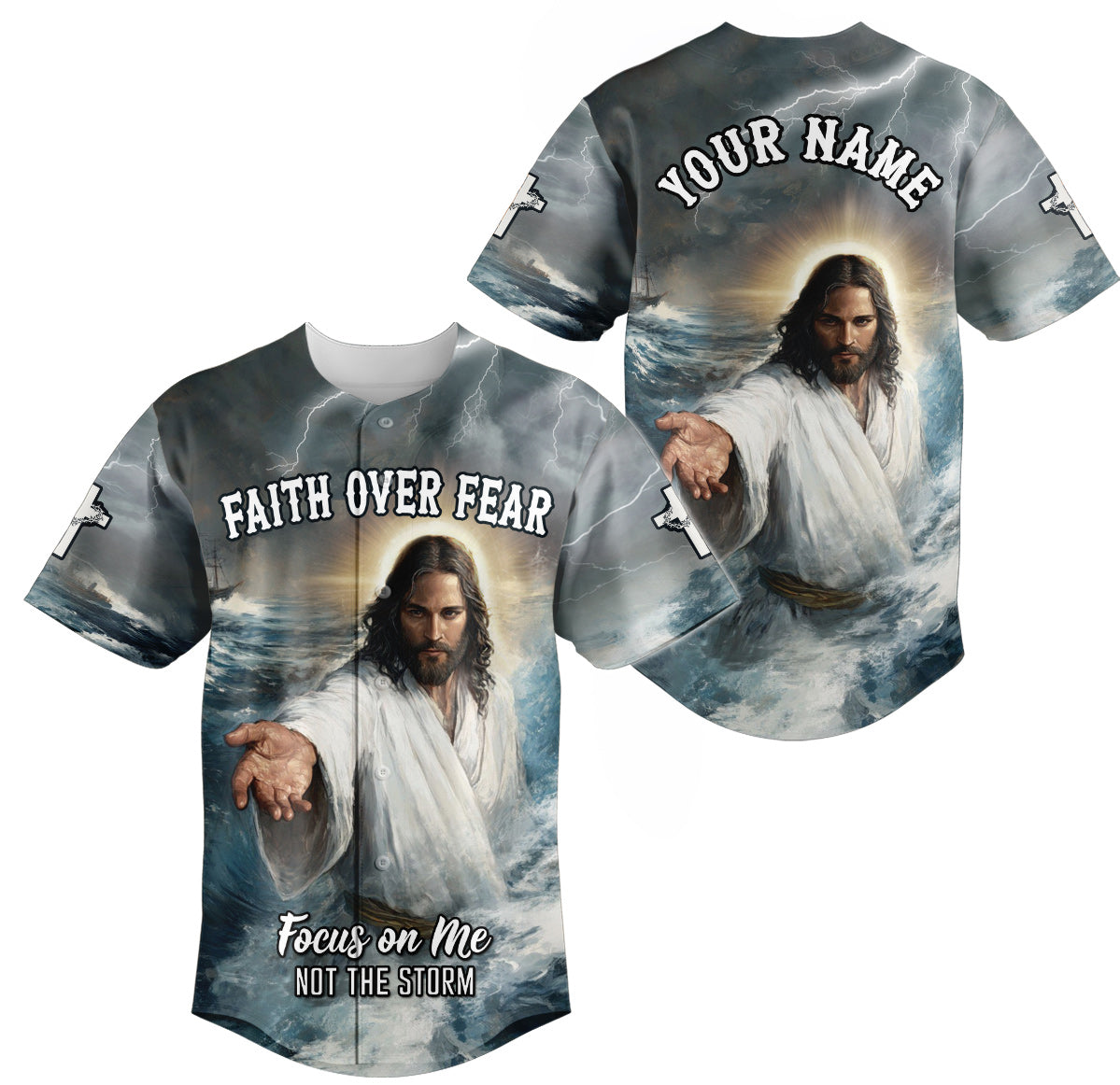 Focus on me not the Storm Custom Name Baseball Jersey