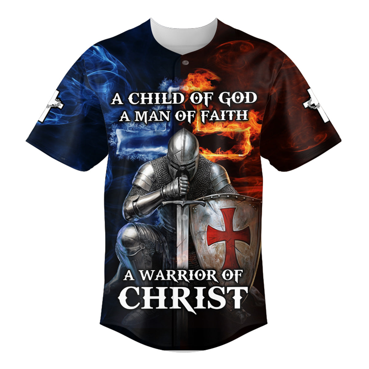 A Child of God A man of Faith Baseball Jersey