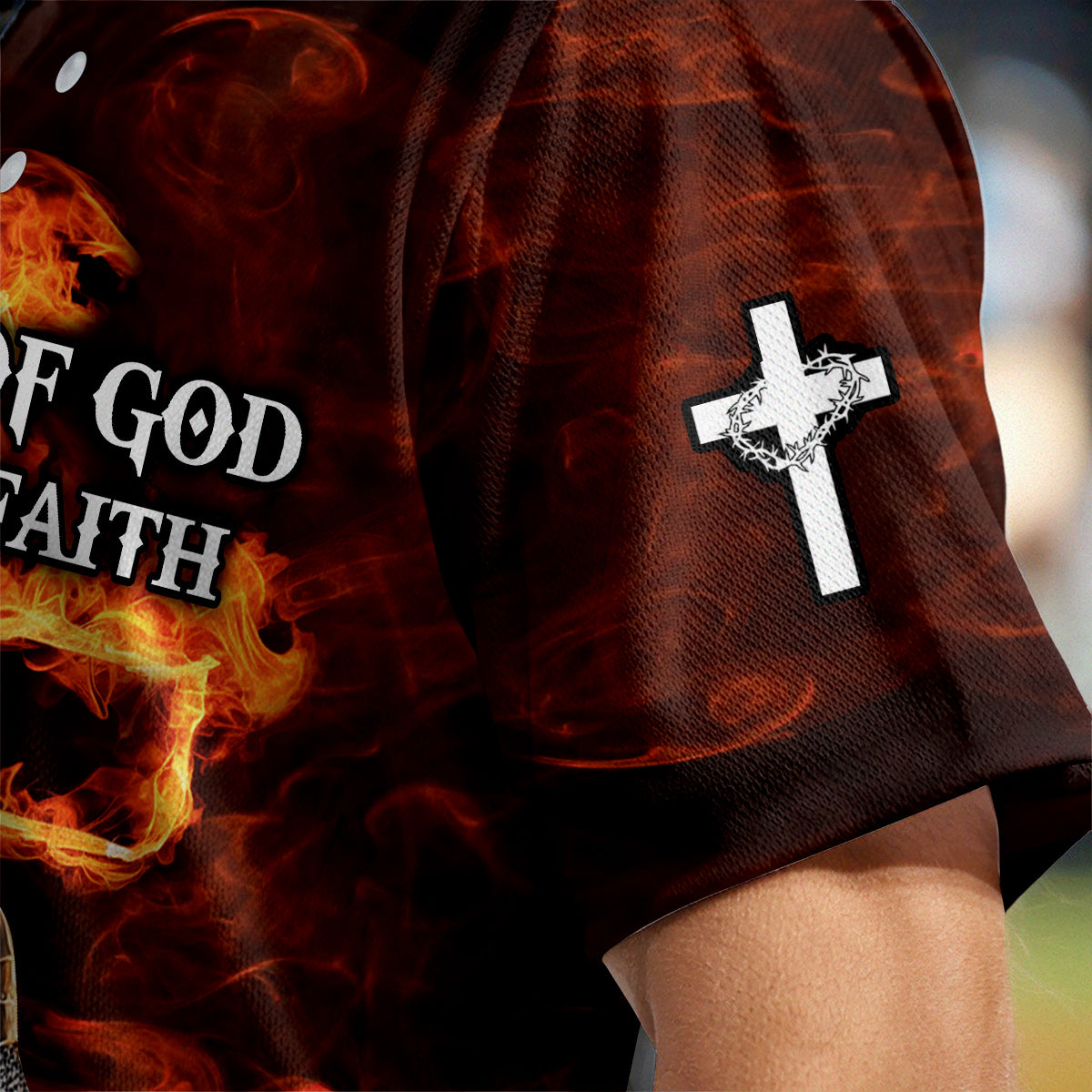 A Child of God A man of Faith Custom Name Baseball Jersey