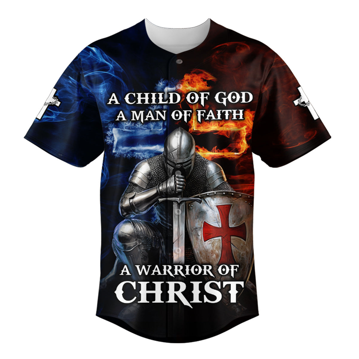 A Child of God A man of Faith Custom Name Baseball Jersey