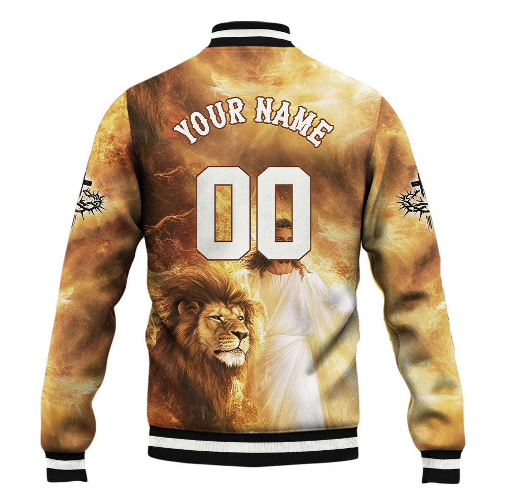 Team Jesus – Lion of Judah Baseball Jacket