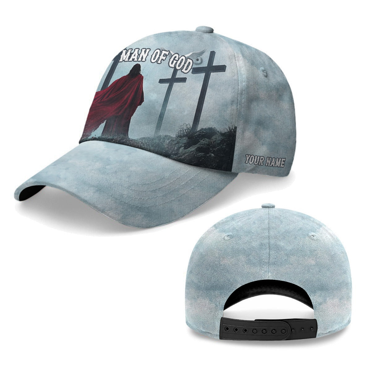 Blessed by GOD Loved by JESUS Led by the SPIRIT Baseball Cap
