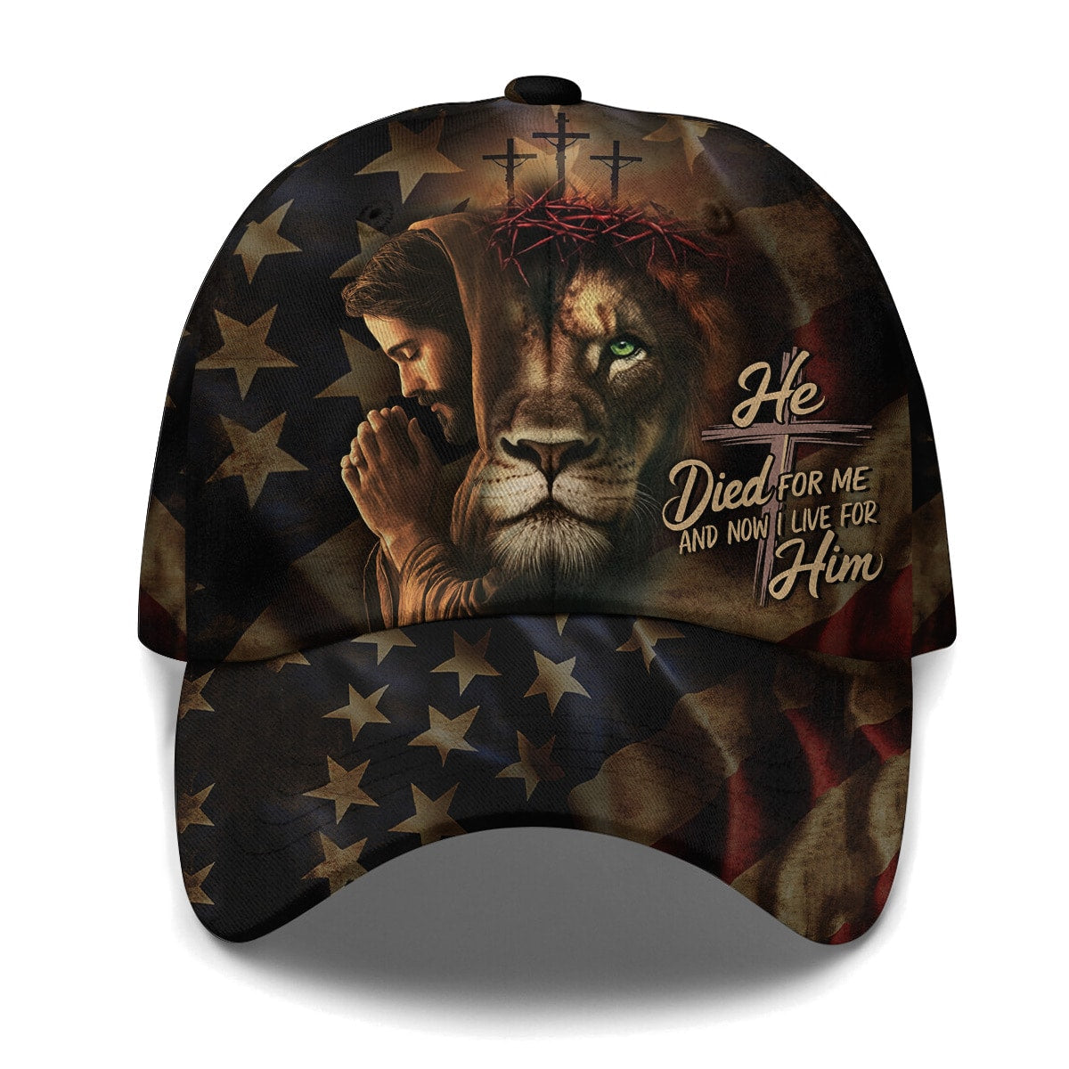 He Died For Me And Now I Live For Him Baseball Cap