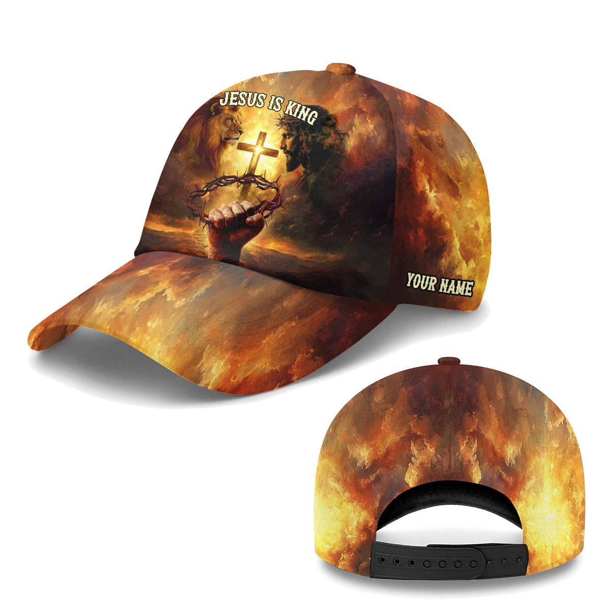 Jesus Is King Baseball Cap