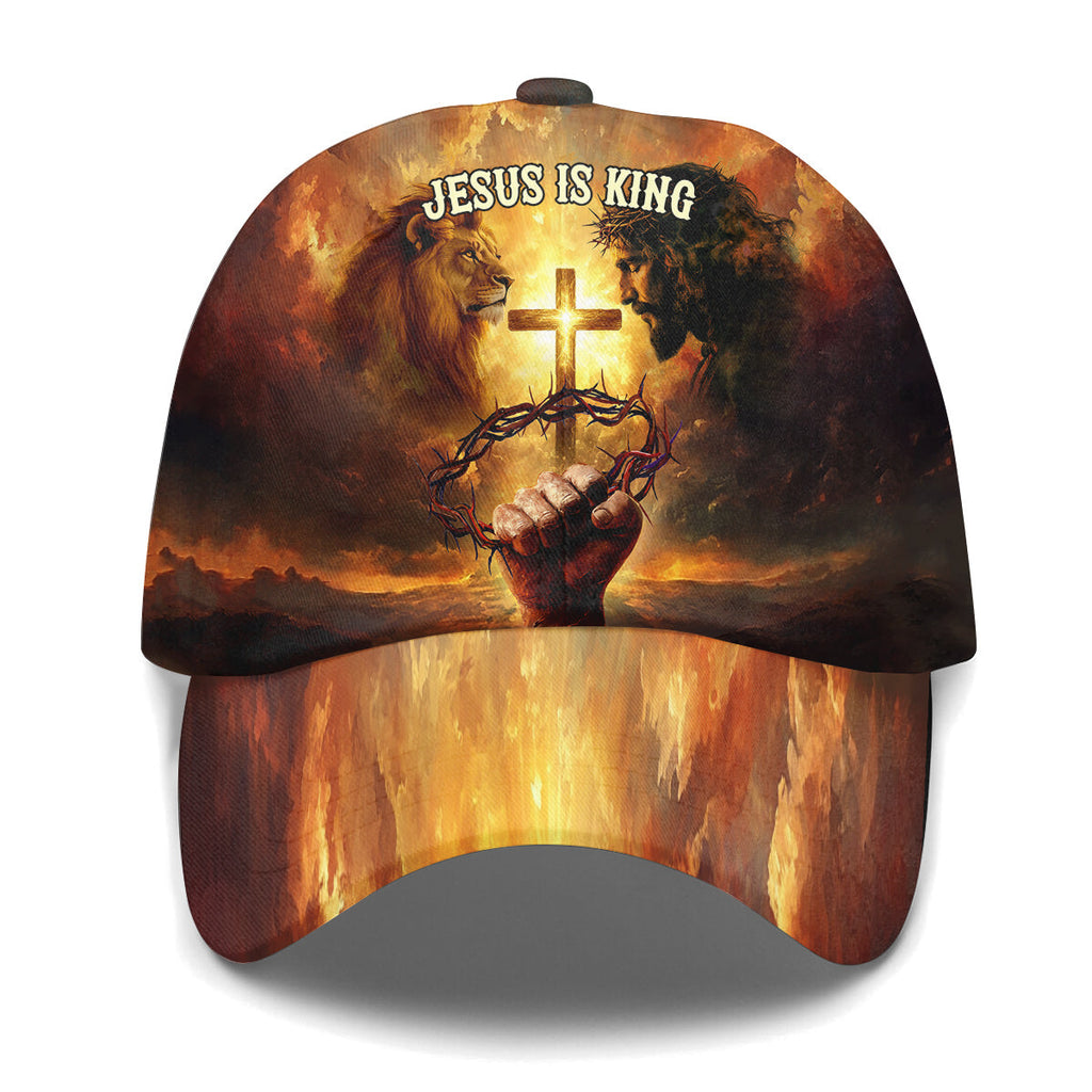 Jesus Is King Baseball Cap