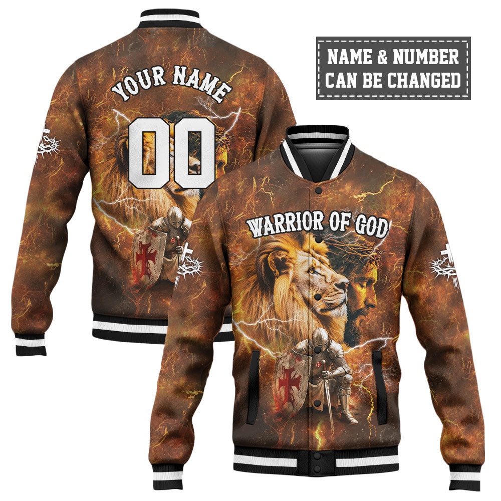 Warrior Of God  Baseball Jacket