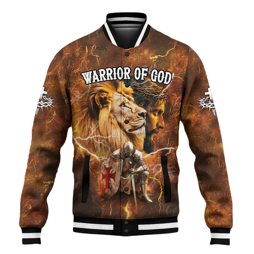 Warrior Of God  Baseball Jacket